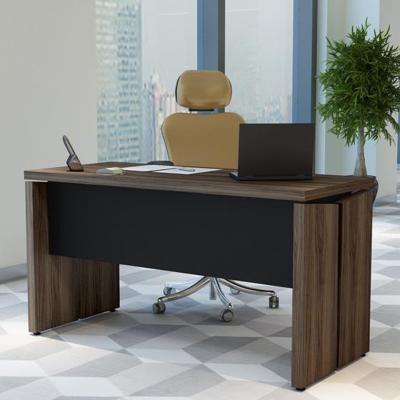 Mesa Escrivaninha Executiva 140cm Y37 Menor preço em Mesa Escrivaninha Executiva 140cm Y37