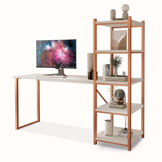Mesa Escrivaninha Industrial Para Escritório Home Office Estudo Menor preço em Mesa Escrivaninha Industrial Para Escritório Home Office Estudo