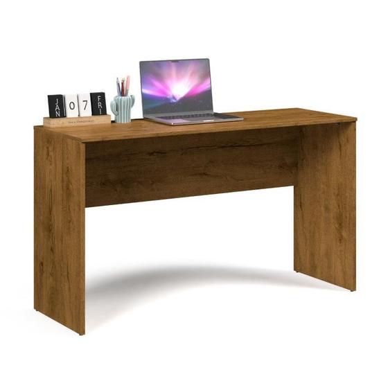 Imagem de Mesa / Escrivaninha Multifuncional KA Para Computador , Estudo e Outros Estilo Bancada Com Sapatas Anti-Umidade Cor Freijó
