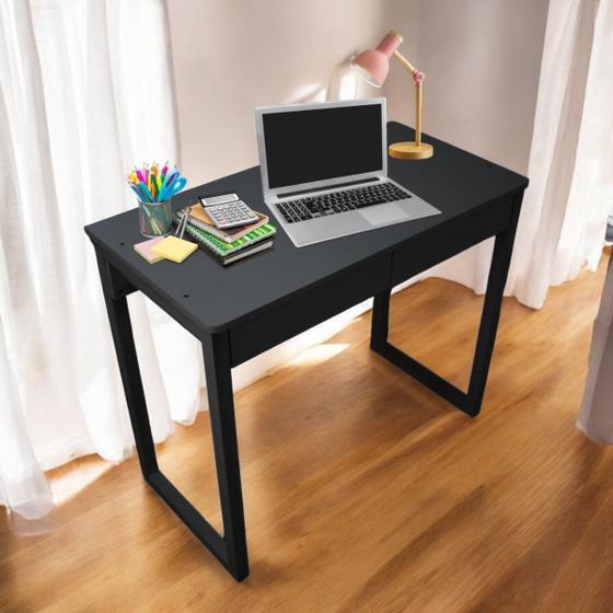 Imagem de Mesa Escrivaninha Para Estudo Com 2 Gavetas Mesinha Para Computador