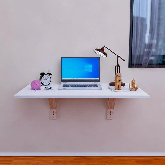 Imagem de Mesa Escrivaninha para Livros Computador ou Notebook Mdf