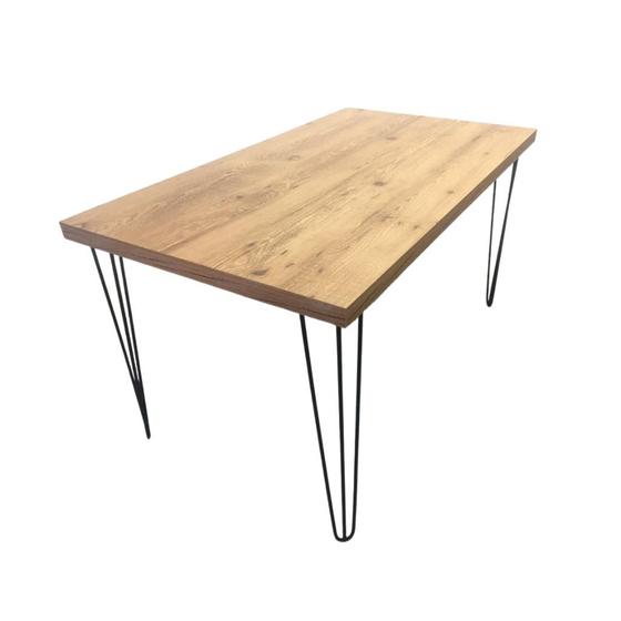 Imagem de Mesa Estilo Industrial - Modelo Hairpin Legs - 100x80CM - An