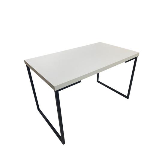 Imagem de Mesa Estilo Industrial - Modelo Standard - 90x60CM - Branco.