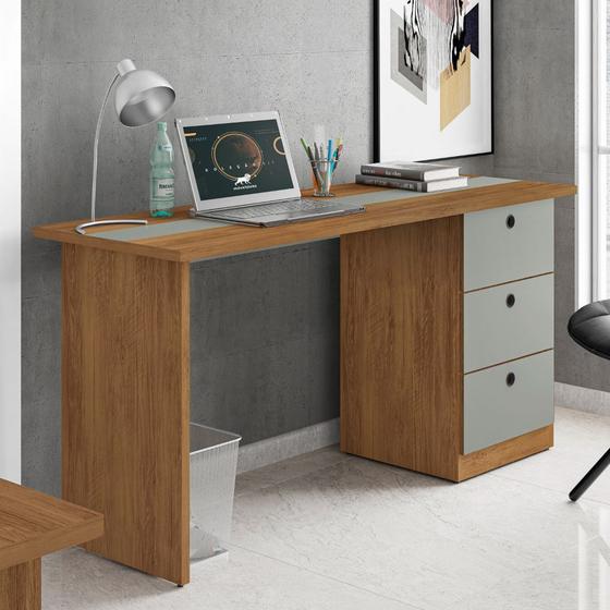 Mesa Executiva Space Flex Escrivaninha 3 Gavetas Escritório Menor preço em Mesa Executiva Space Flex Escrivaninha 3 Gavetas Escritório