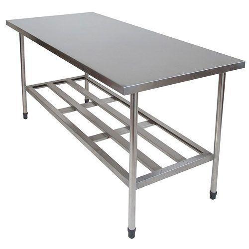 Imagem de Mesa Fixa Gradeada 190x70 Monarcha M197F Inox 430