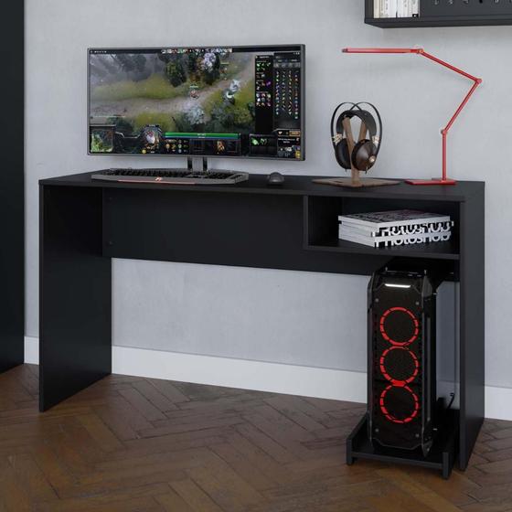 Imagem de Mesa Gamer 1 Nicho com Apoio para CPU Pixel