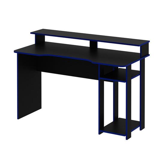 Imagem de Mesa Gamer 136x89,5x60 cm Preto/Azul Tecnomobili