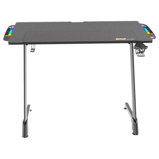 Mesa Gamer Bright Nuker,RGB, com Mouse Pad, Organizador de Fios e Suporte de Copos, Fibra de Carbono Menor preço em Mesa Gamer Bright Nuker,RGB, com Mouse Pad, Organizador de Fios e Suporte de Copos, Fibra de Carbono