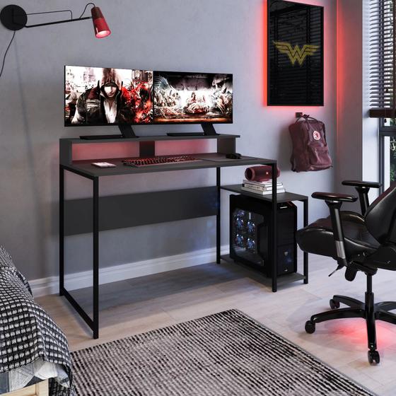 Mesa Gamer Escrivaninha 135cm Ryze 4500 Placa e Ponto é ruim? Mesa Gamer Escrivaninha 135cm Ryze 4500 Placa e Ponto é boa?