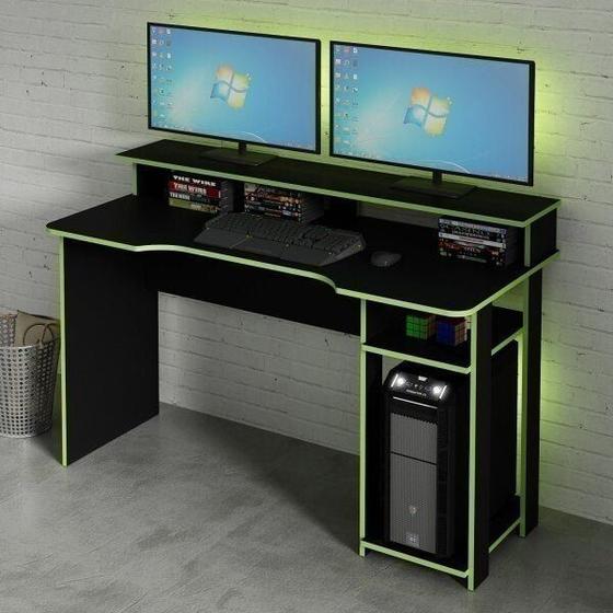 Imagem de Mesa Gamer Escrivaninha com Porta CPU