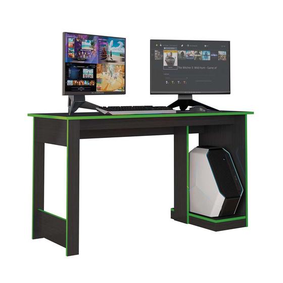 Mesa Gamer Para Computador Caemmun Office Preto TX/Verde é boa?