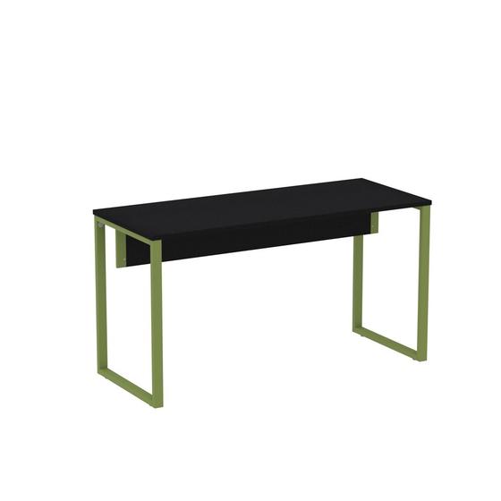 Imagem de Mesa Gerência Tubular P25 Pandin 1,35 M Preto e Verde