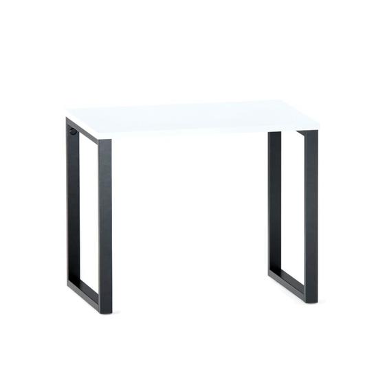 Imagem de Mesa Home Office Tubular P25 Pandin 90 CM Branco e Grafito