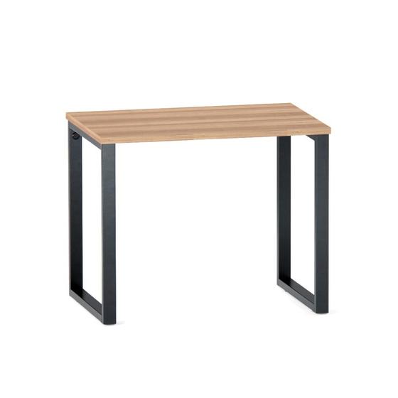 Imagem de Mesa Home Office Tubular P25 Pandin 90 CM Noce Naturale e Grafito