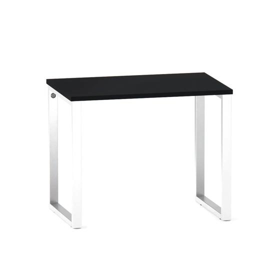 Imagem de Mesa Home Office Tubular P25 Pandin 90 CM Preto e Branco