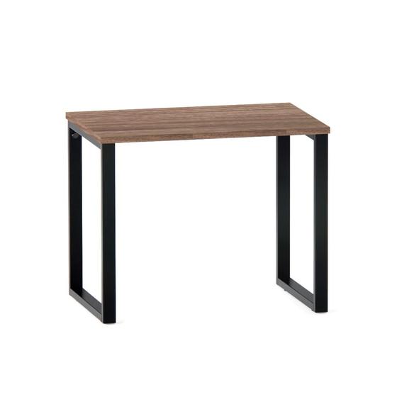 Imagem de Mesa Home Office Tubular P25 Pandin 90 CM Walnut e Preto