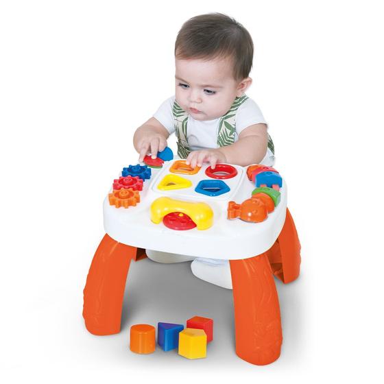 Imagem de Mesa Infantil De Atividades Didática Divertida Brinquedo Educativo Play Time Cotiplás