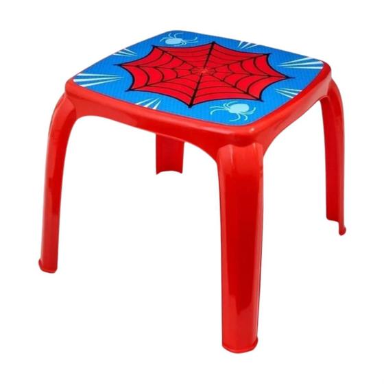 Imagem de mesa infantil divertida decorada teia usual utilidades