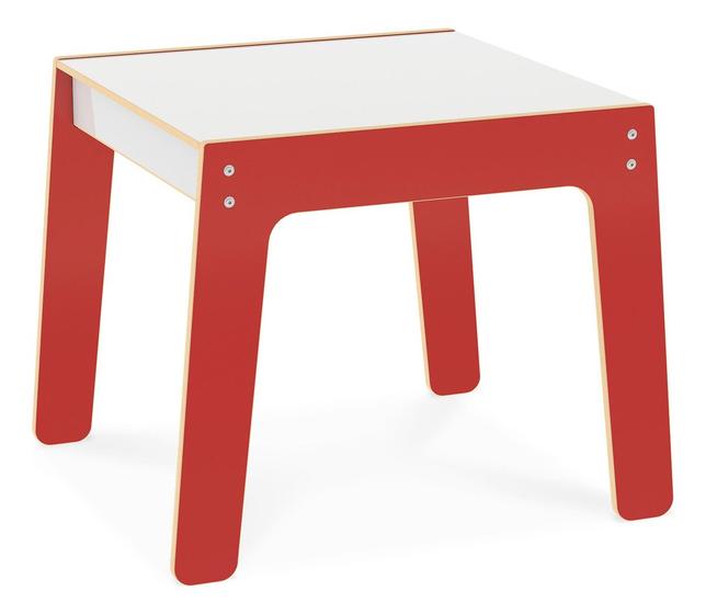 Imagem de Mesa Infantil Para Crianças Em Mdf Diversões Junges Cor Vermelho