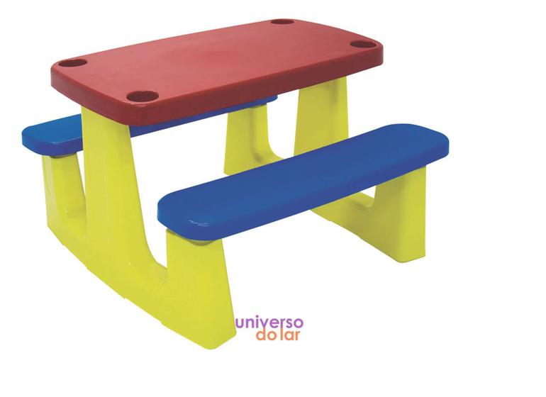 Imagem de Mesa Infantil Tramontina Picnic Colorida em Polipropileno