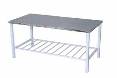 Mesa Inox Imeca 2852 Base Epoxi Canto Arredondado 150x70 Menor preço em Mesa Inox Imeca 2852 Base Epoxi Canto Arredondado 150x70