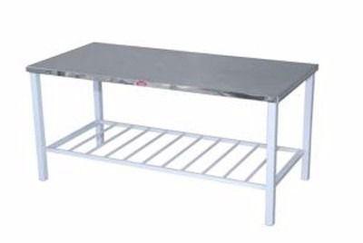 Mesa Inox Imeca 2856 Base Epoxi Canto Arred. 190x90cm Menor preço em Mesa Inox Imeca 2856 Base Epoxi Canto Arred. 190x90cm