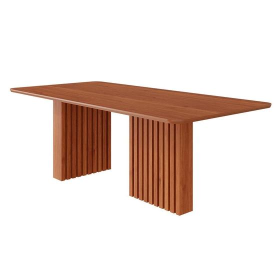 Imagem de Mesa Jantar 2,10 Retangular sem Vidro Ester Cimol Cinamomo