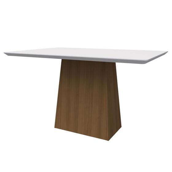 Imagem de Mesa Jantar Bárbara Imbuia 135x90cm para 4 Cadeiras N Ceval