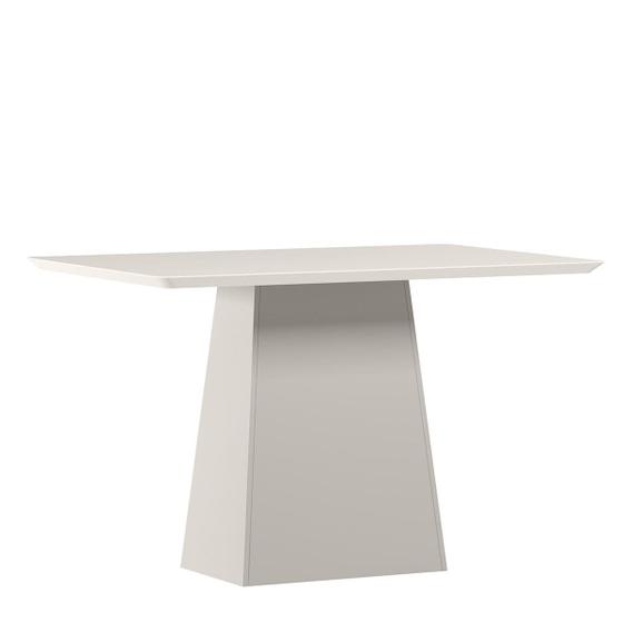 Imagem de Mesa Jantar Retangular 135 x 90 Com Vidro 3mm Lily Sem Cadeiras  ÉdeCasaMóveis