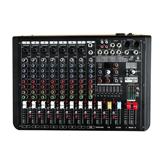 Imagem de Mesa K-Audio MP810 MP 8.2 8 Canais