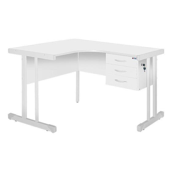 Mesa L 150x150 cm Brasil Metalúrgica Ubaense Cristal Menor preço em Mesa L 150x150 cm Brasil Metalúrgica Ubaense Cristal