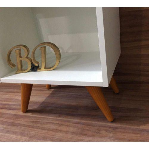 Imagem de Mesa Lateral Aparador Para Sofá Ou Afins Mdf Com Pé Palito