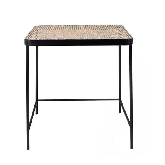 Imagem de Mesa Lateral Decorativa em Metal BTC 70x58x40cm