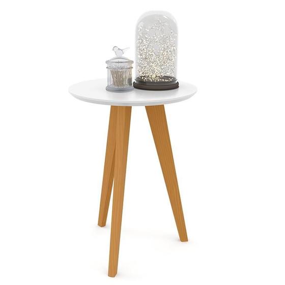 Imagem de Mesa Lateral Liv com Pés Eco Wood - Matic Móveis
