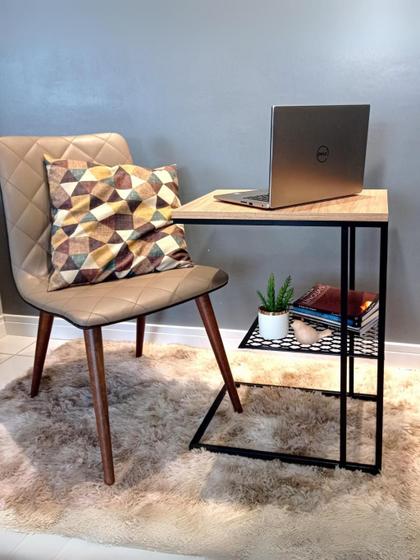 Imagem de Mesa Lato lateral ML67 Estilo Industrial