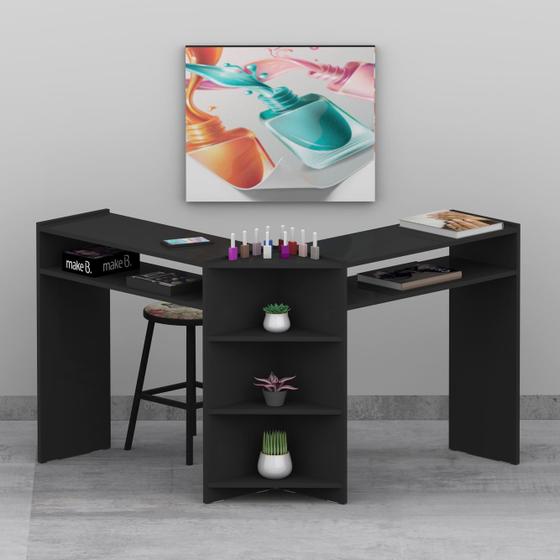 Imagem de Mesa Manicure L Simples - Olivar Móveis