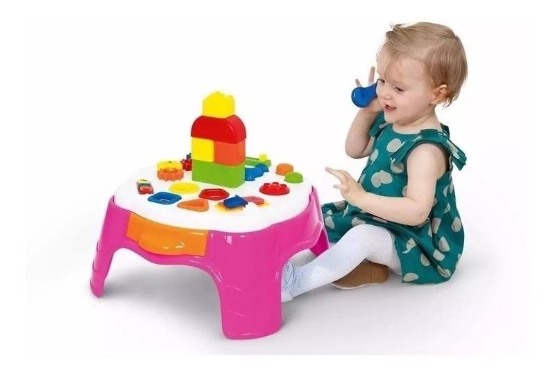 Imagem de Mesa Mesinha De Atividades Com Gaveta Play Time Cotiplás