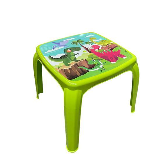 Imagem de Mesa Mesinha Infantil Plástico Educativa Resistente Estudar Lanchar Brincar