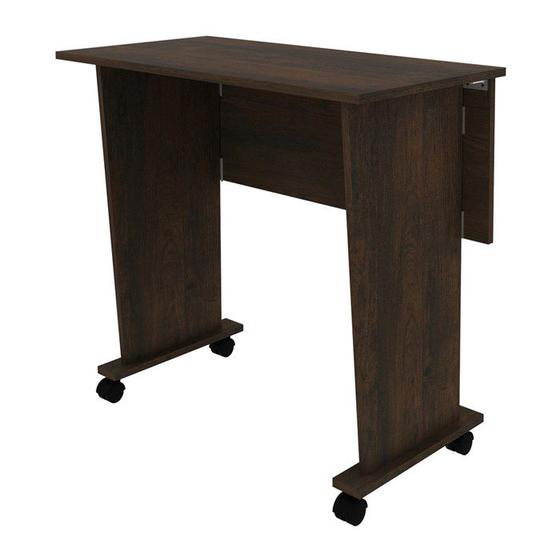 Mesa Multiuso Dobravel Para Notebook ME4117 Rustico Tecno Mobili Menor preço em Mesa Multiuso Dobravel Para Notebook ME4117 Rustico Tecno Mobili