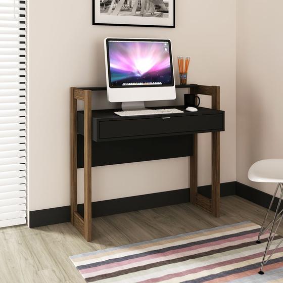 Mesa Notebook Escrivaninha 95cm 1 Gaveta AZ1007 Tecno Móbili é boa?