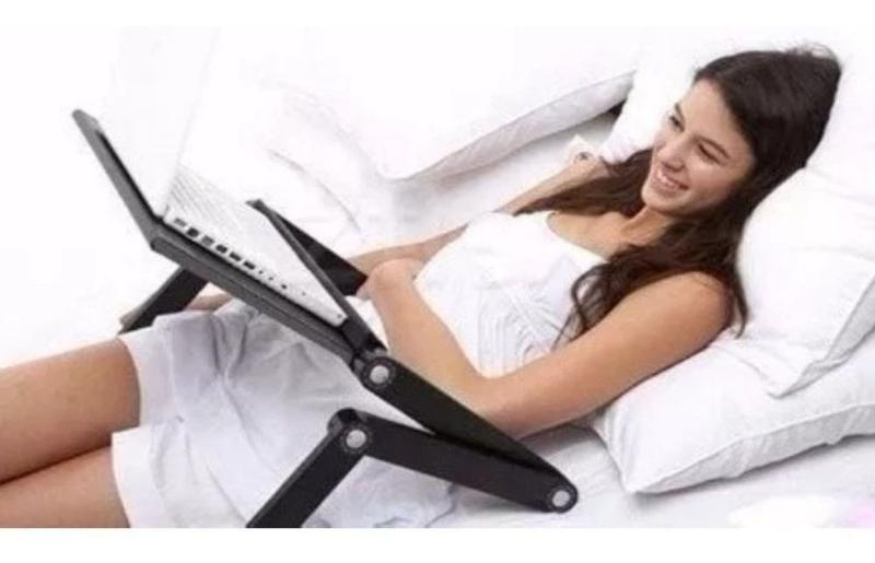 Imagem de Mesa Notebook Multifuncional Articulável - Cama, Mouse, T8