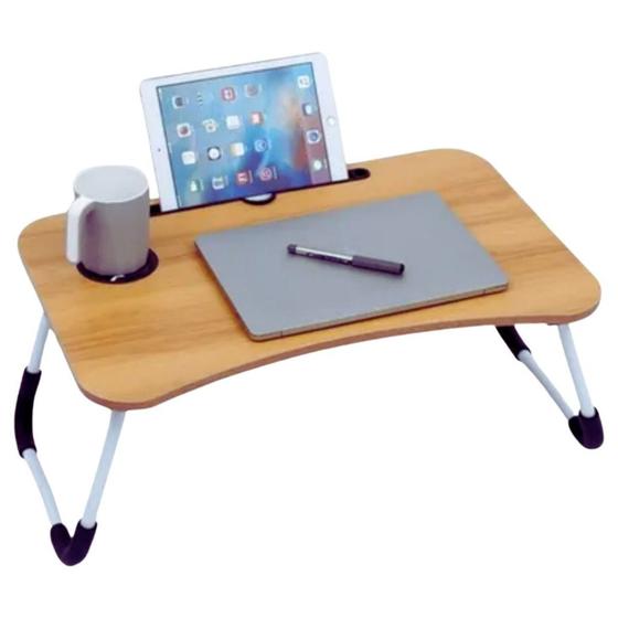 Imagem de Mesa Notebook Portátil Home Office Cama Sofá Colo Refeição Portátil Dobrável Multiuso