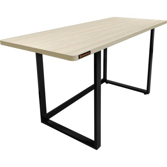 Imagem de Mesa Office Hayonik MHO 1500, Pés com Regulagem de Altura, Borda 27mm, Carvalho Berlin - 72341