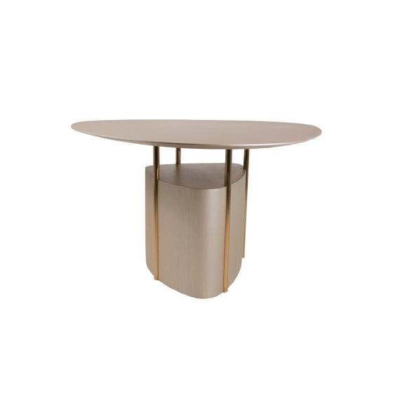 Imagem de Mesa Orgânica Triangular Alto Padrão para Sala de Jantar Oslo