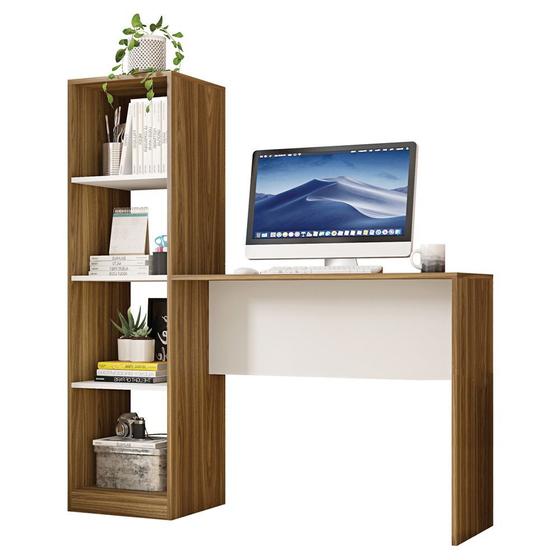 Mesa Para Computador e Estante Para Escritório Tower Caemmun Menor preço em Mesa Para Computador e Estante Para Escritório Tower Caemmun