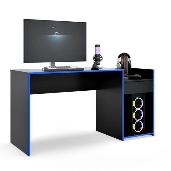 Mesa Para Computador Escrivaninha Gamer Jogos Start - Várias Cores - Lojas Comprou Chegou Imagem de Mesa Para Computador Escrivaninha Gamer Jogos Start - Várias Cores