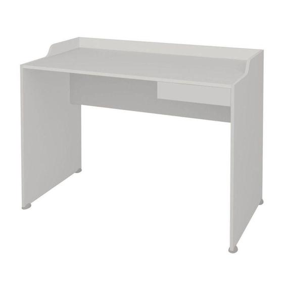 Imagem de Mesa para Computador Escrivaninha Slim Web 1 Gaveta Branco