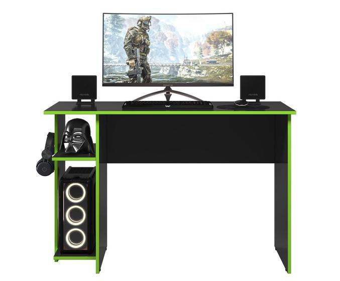 Mesa para Computador Gamer Preto com Verde - MoveisAqui é boa?