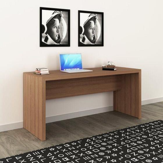 Mesa para Escritório 163cm ME4109 Tecno Mobili Menor preço em Mesa para Escritório 163cm ME4109 Tecno Mobili