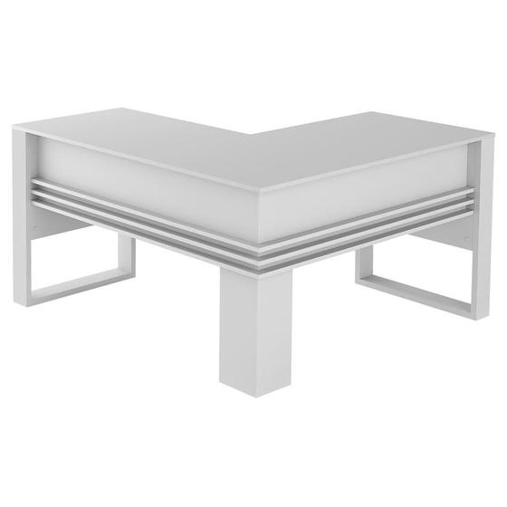 Imagem de Mesa para Escritório Angular ME4145 Branco Tecnomobili